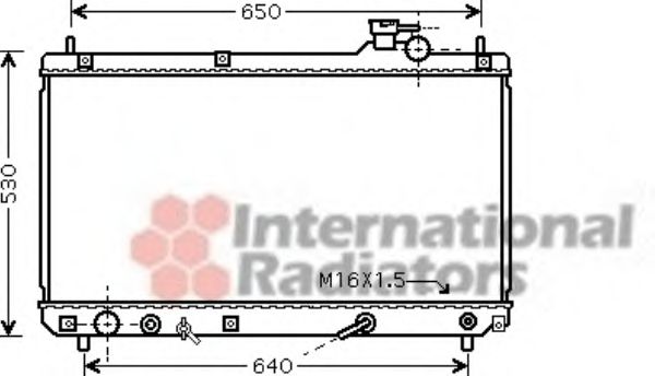 Imagine Radiator, racire motor VAN WEZEL 53002457