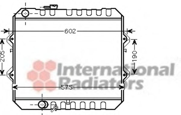 Imagine Radiator, racire motor VAN WEZEL 53002465