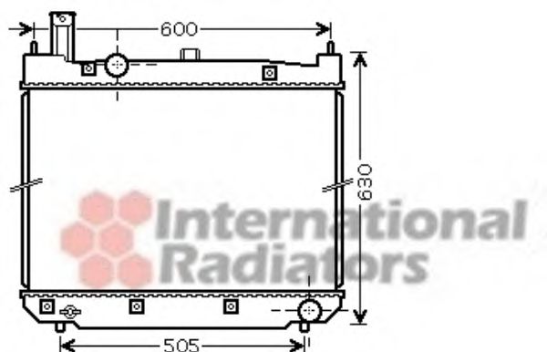 Imagine Radiator, racire motor VAN WEZEL 53002471