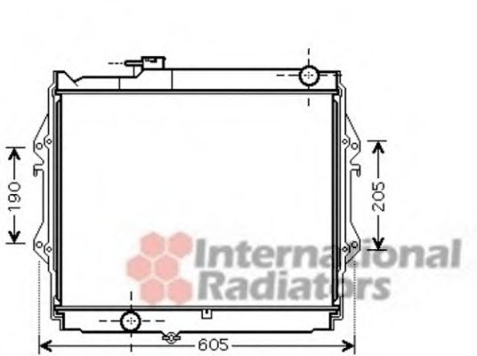 Imagine Radiator, racire motor VAN WEZEL 53002472