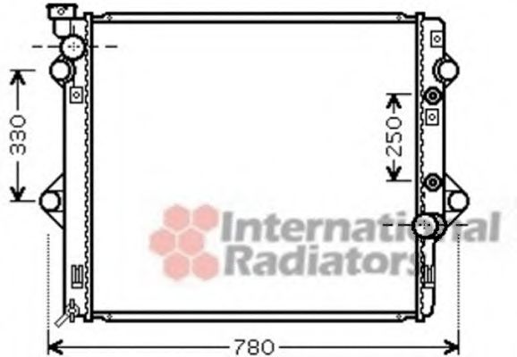 Imagine Radiator, racire motor VAN WEZEL 53002478