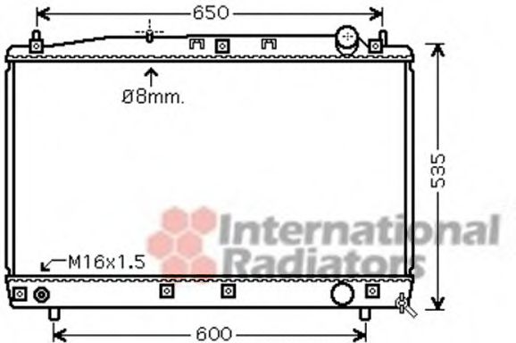 Imagine Radiator, racire motor VAN WEZEL 53002486