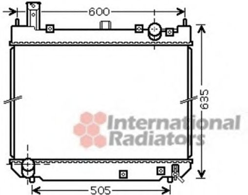 Imagine Radiator, racire motor VAN WEZEL 53002488