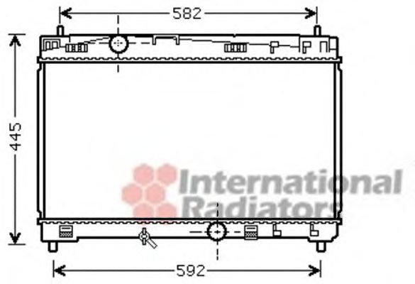 Imagine Radiator, racire motor VAN WEZEL 53002489