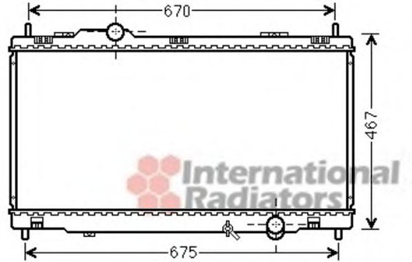 Imagine Radiator, racire motor VAN WEZEL 53002495