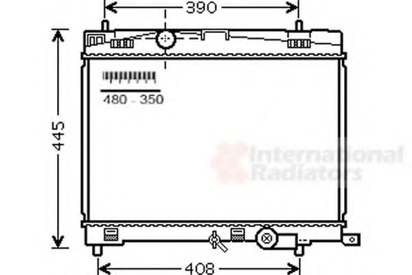 Imagine Radiator, racire motor VAN WEZEL 53002498