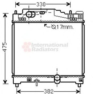 Imagine Radiator, racire motor VAN WEZEL 53002501