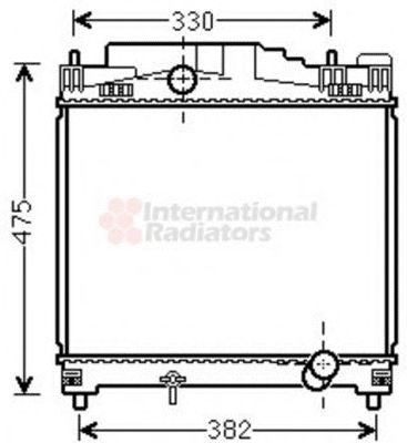 Imagine Radiator, racire motor VAN WEZEL 53002502