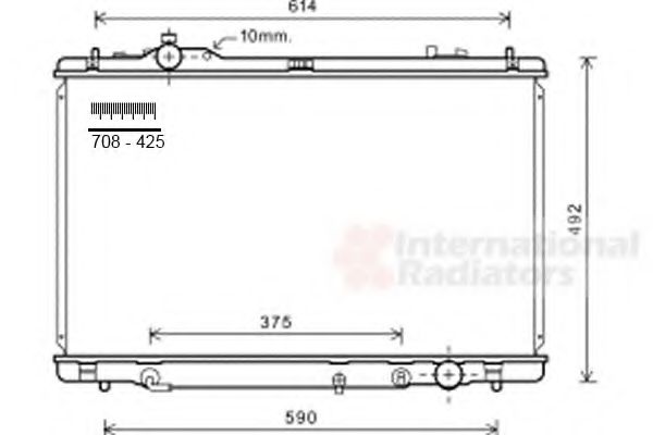 Imagine Radiator, racire motor VAN WEZEL 53002615