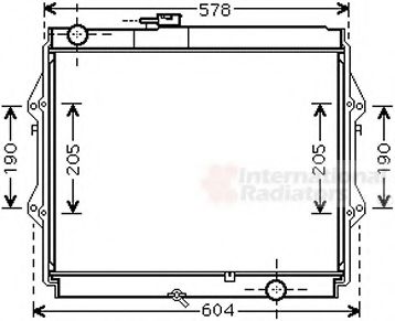 Imagine Radiator, racire motor VAN WEZEL 53002642