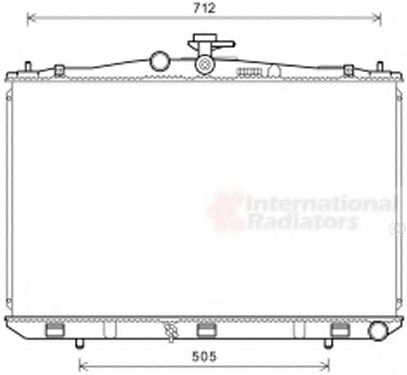 Imagine Radiator, racire motor VAN WEZEL 53002670