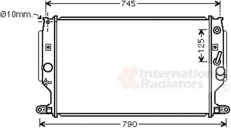 Imagine Radiator, racire motor VAN WEZEL 53002704