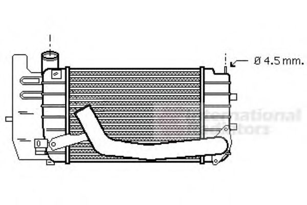 Imagine Intercooler, compresor VAN WEZEL 53004361