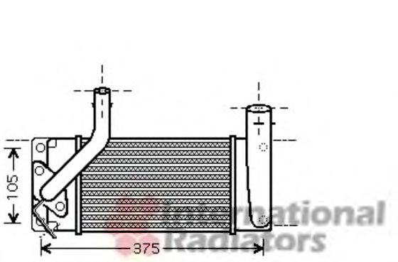 Imagine Intercooler, compresor VAN WEZEL 53004566