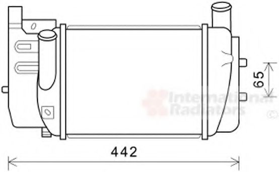 Imagine Intercooler, compresor VAN WEZEL 53004645