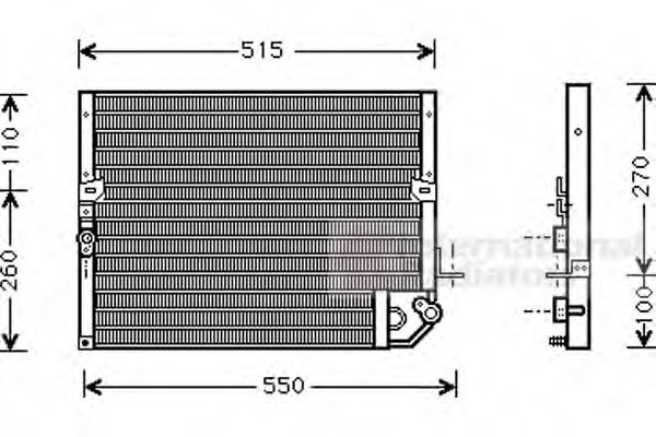 Imagine Condensator, climatizare VAN WEZEL 53005118