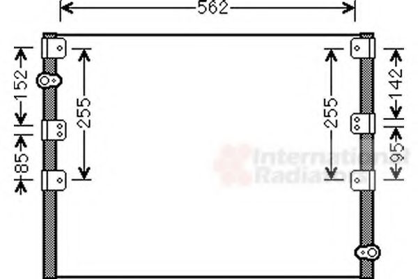 Imagine Condensator, climatizare VAN WEZEL 53005278