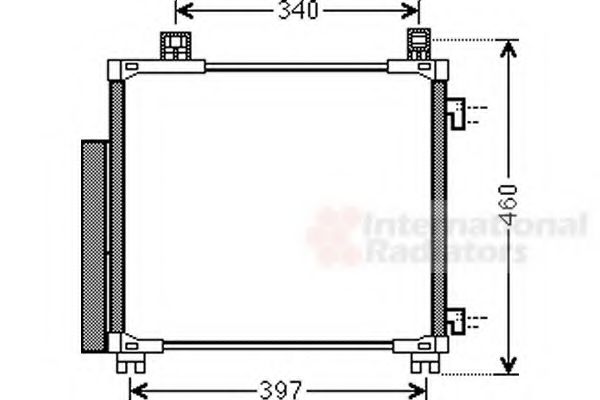 Imagine Condensator, climatizare VAN WEZEL 53005578