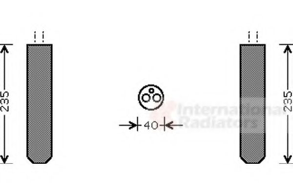 Imagine uscator,aer conditionat VAN WEZEL 5300D017