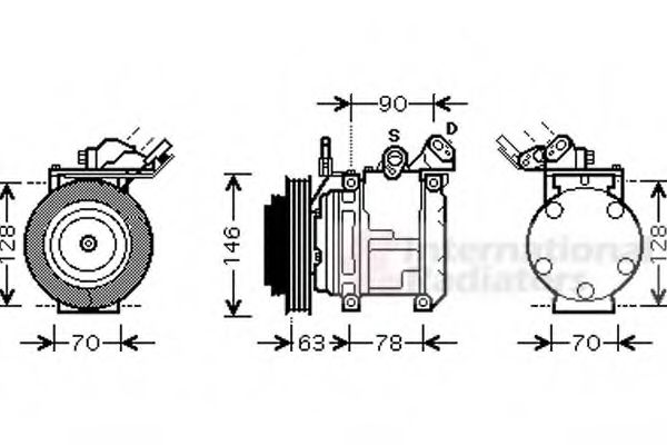 Imagine Compresor, climatizare VAN WEZEL 5300K442