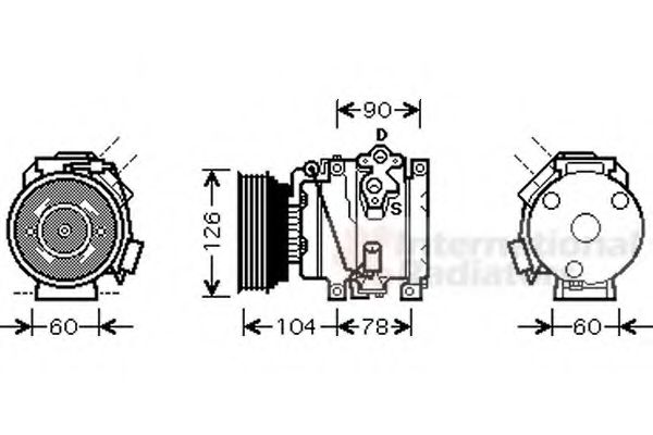 Imagine Compresor, climatizare VAN WEZEL 5300K449