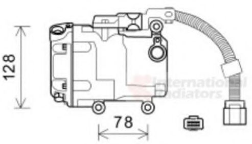 Imagine Compresor, climatizare VAN WEZEL 5300K582