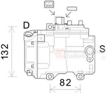 Imagine Compresor, climatizare VAN WEZEL 5300K623