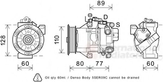 Imagine Compresor, climatizare VAN WEZEL 5300K626