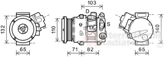 Imagine Compresor, climatizare VAN WEZEL 5300K659