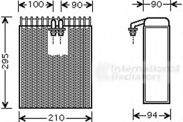 Imagine evaporator,aer conditionat VAN WEZEL 5300V391