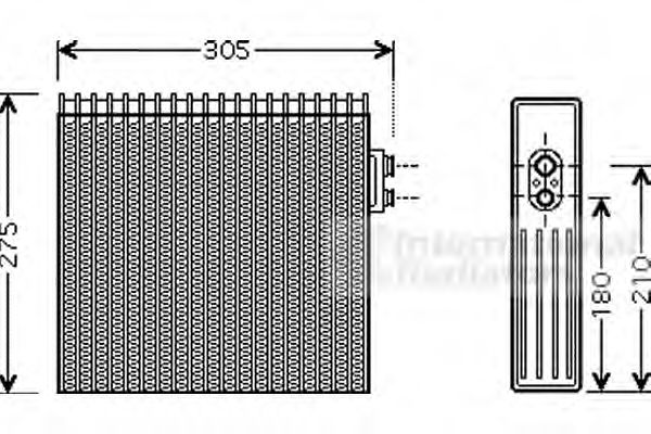 Imagine evaporator,aer conditionat VAN WEZEL 5300V421