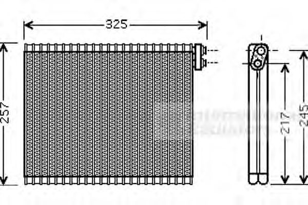 Imagine evaporator,aer conditionat VAN WEZEL 5300V484