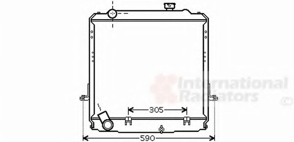 Imagine Radiator, racire motor VAN WEZEL 53012373