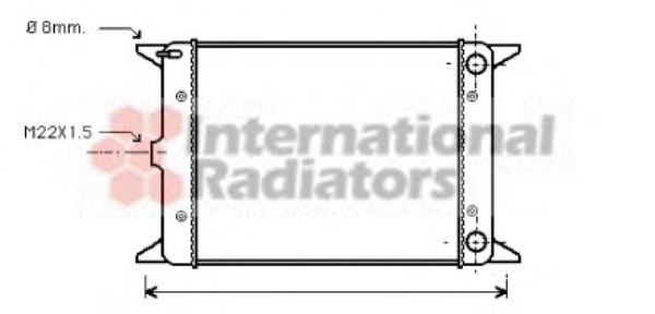 Imagine Radiator, racire motor VAN WEZEL 58002005