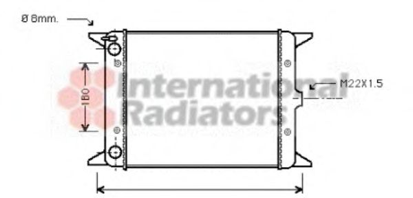 Imagine Radiator, racire motor VAN WEZEL 58002013