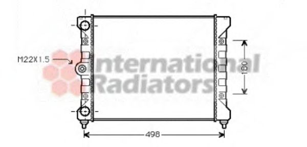 Imagine Radiator, racire motor VAN WEZEL 58002028