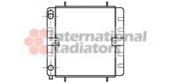 Imagine Radiator, racire motor VAN WEZEL 58002032