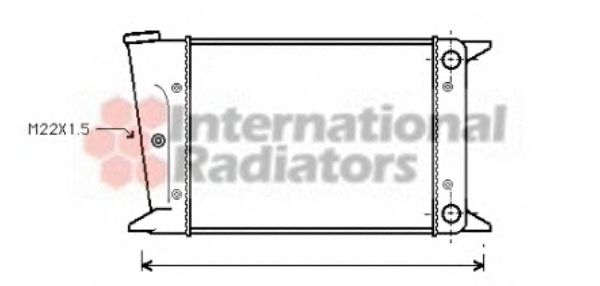 Imagine Radiator, racire motor VAN WEZEL 58002044