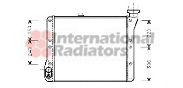 Imagine Radiator, racire motor VAN WEZEL 58002054