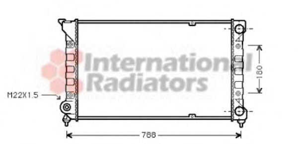 Imagine Radiator, racire motor VAN WEZEL 58002066