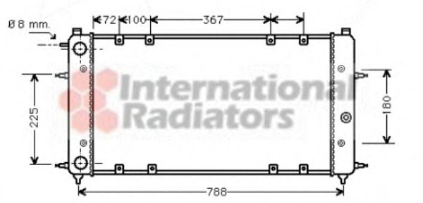 Imagine Radiator, racire motor VAN WEZEL 58002094