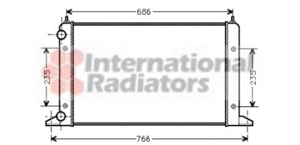 Imagine Radiator, racire motor VAN WEZEL 58002133