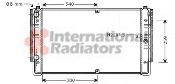 Imagine Radiator, racire motor VAN WEZEL 58002149