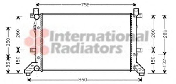 Imagine Radiator, racire motor VAN WEZEL 58002155