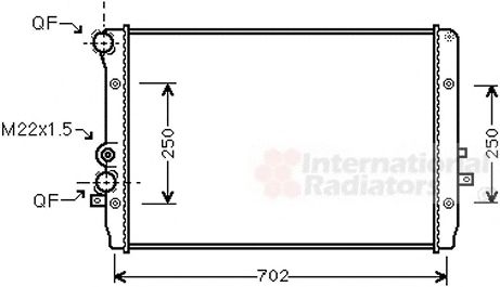 Imagine Radiator, racire motor VAN WEZEL 58002193