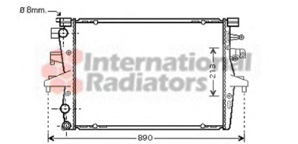 Imagine Radiator, racire motor VAN WEZEL 58002230