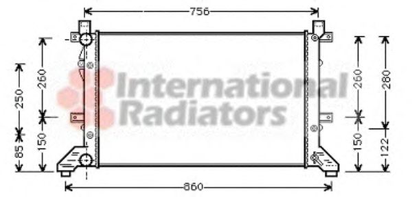 Imagine Radiator, racire motor VAN WEZEL 58002250