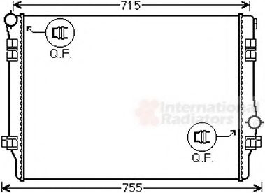 Imagine Radiator, racire motor VAN WEZEL 58002336