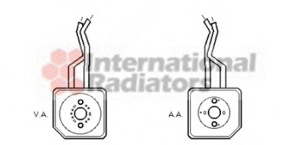 Imagine Radiator ulei, ulei motor VAN WEZEL 58003100