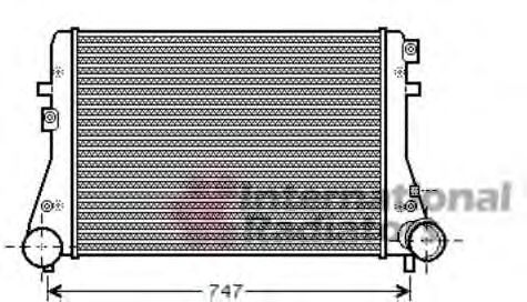 Imagine Intercooler, compresor VAN WEZEL 58004306